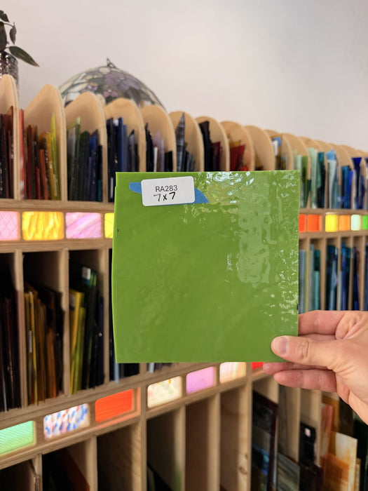 Lime Green Opal Sheet Glass Colorado Glassworks