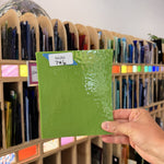 Lime Green Opal Sheet Glass Colorado Glassworks RA284 (7x6in)