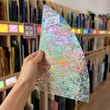 Clear Iridescent Vintage Spectrum Krinkle