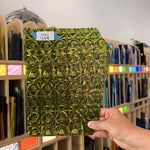 Lime Green Whitney Rosebud Kokomo Sheet Glass Kokomo Glass RA293 (12x9in)