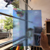 Periwinkle Cornflower Blue Iridescent Wissmach Fusible 96 COE Fusible Sheet Glass Wissmach Glass