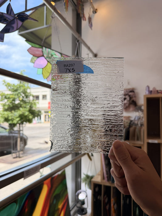 Clear Cottswald Textured Sheet Glass Colorado Glassworks