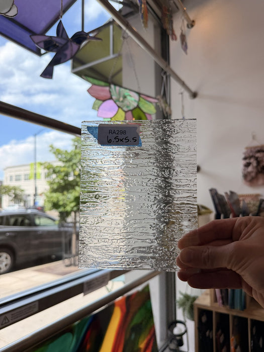 Clear Cottswald Textured Sheet Glass Colorado Glassworks