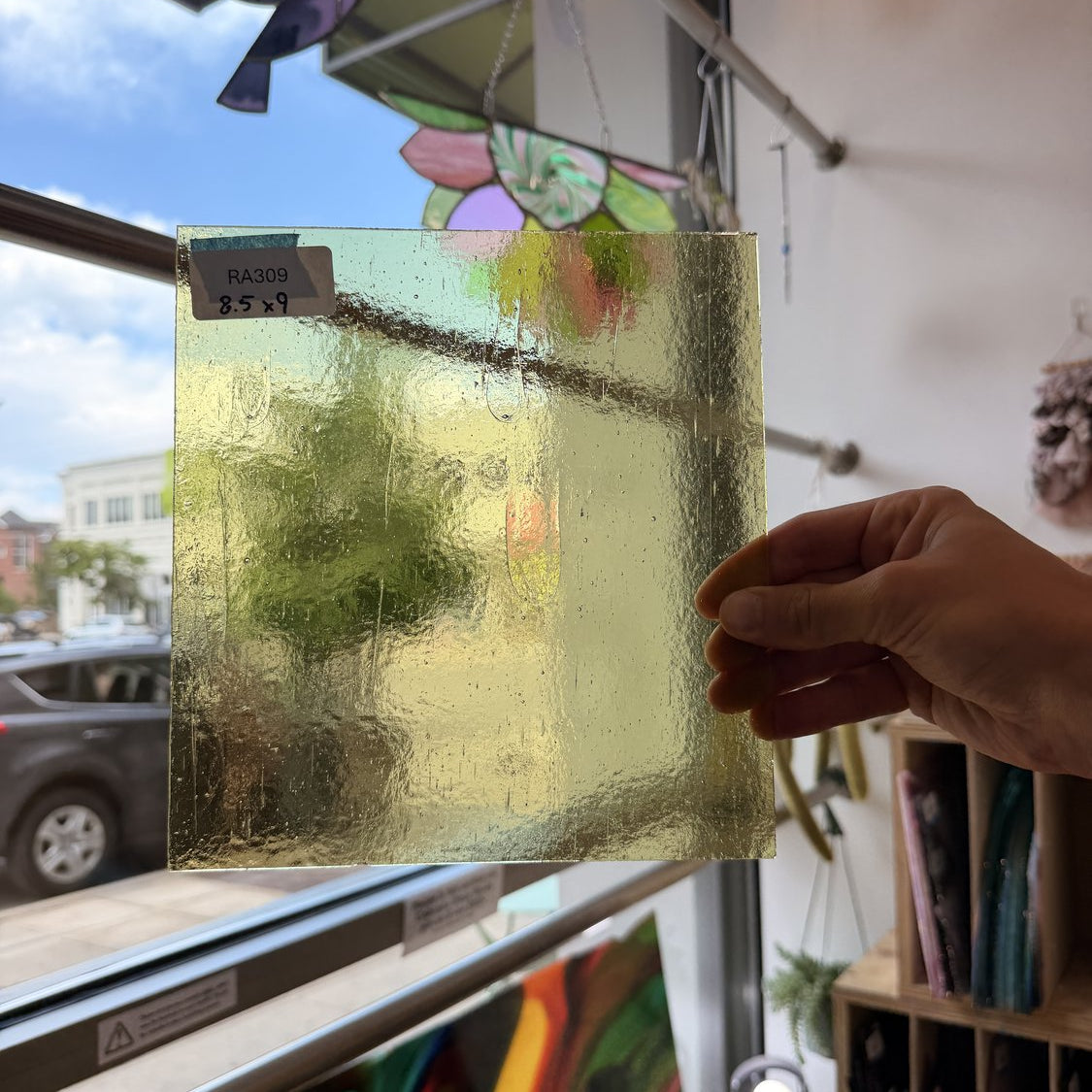 Light Honey Transparent Sheet Glass Colorado Glassworks Default Title