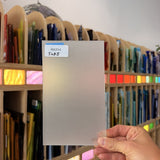 Sanblasted Clear Sheet Glass Colorado Glassworks RA314 (5x8.5in)