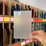 Sanblasted Clear Sheet Glass Colorado Glassworks RA315 (5x8in)