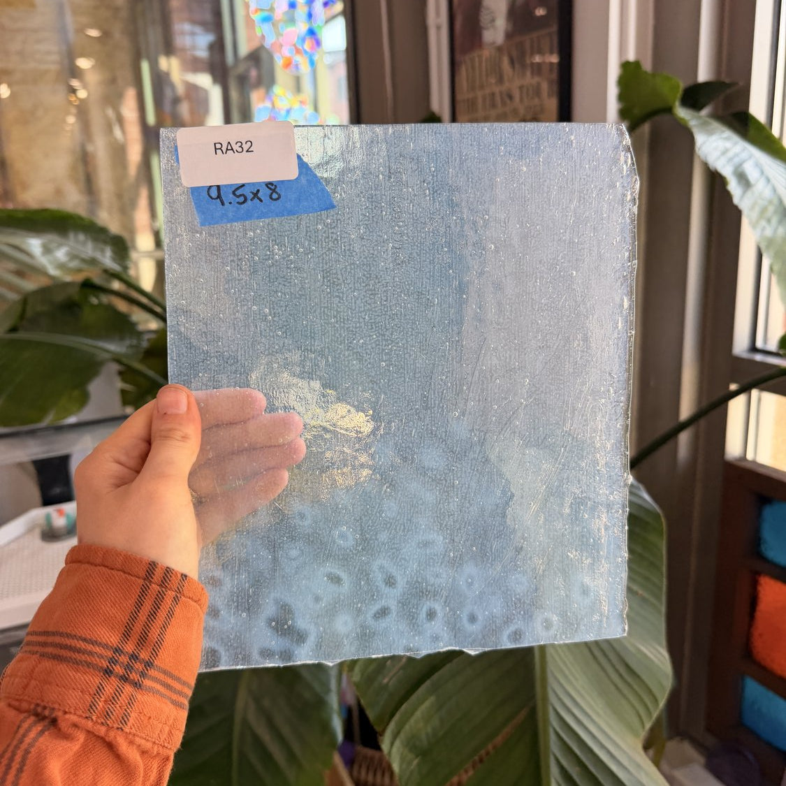 White Milky Mottled Sheet Glass Colorado Glassworks Default Title