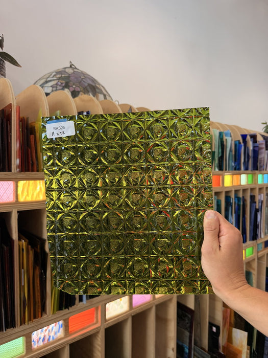 Lime Green Whitney Rosebud Kokomo Sheet Glass Kokomo Glass