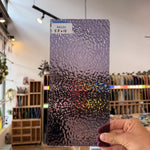 Purple English Muffle Transparent Sheet Glass Colorado Glassworks