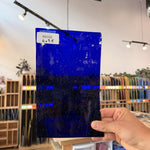 Dark Blue on Clear Mouthblown Antique