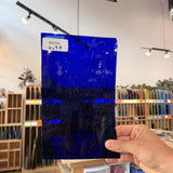 Dark Blue on Clear Mouthblown Antique