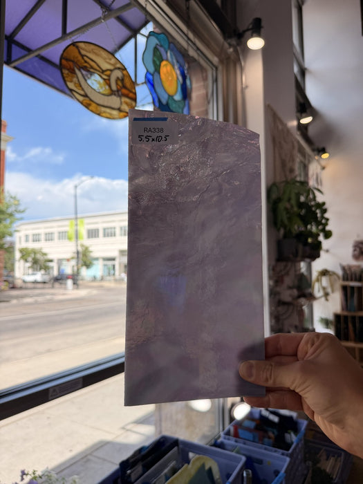 Light Purple Iridescent Sheet Glass Colorado Glassworks Default Title
