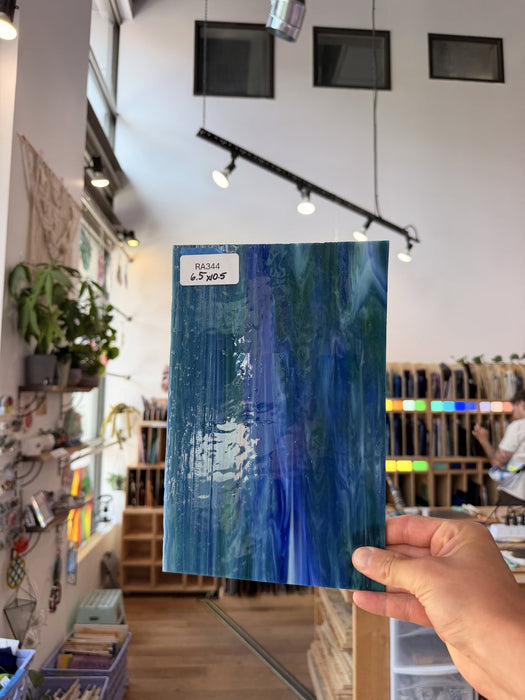Green Blue Wispy Armstrong Sheet Glass Armstrong Glass