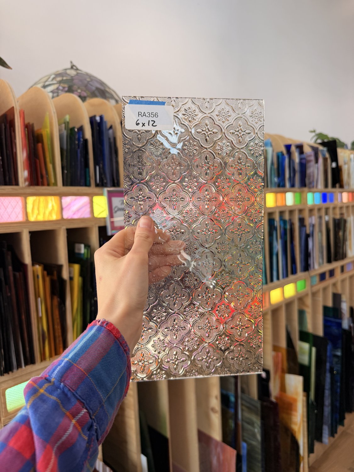 Clear Lace Morisco Sheet Glass Colorado Glassworks Default Title
