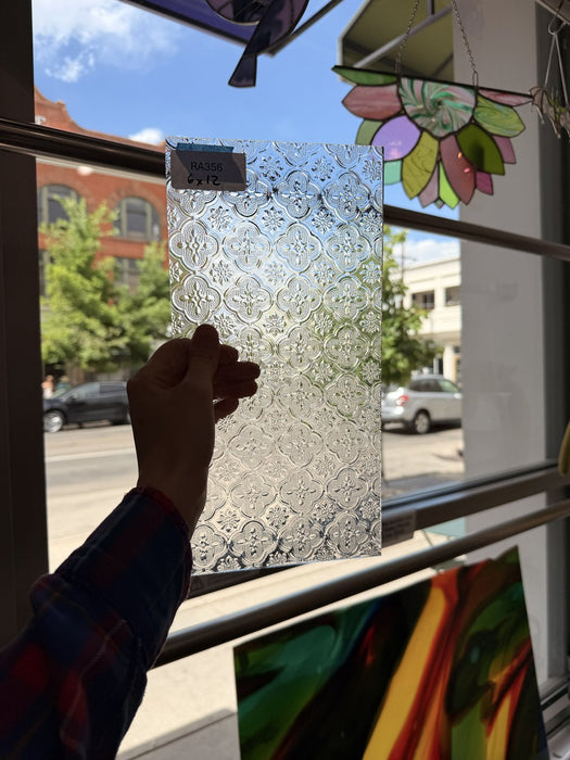 Clear Lace Morisco Sheet Glass Colorado Glassworks