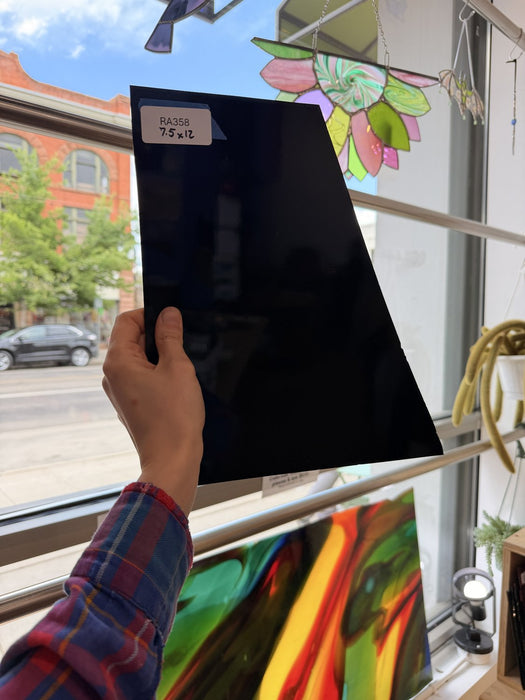 Black Smooth Spectrum Sheet Glass Spectrum Glass