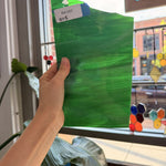 Green White Wispy Spectrum