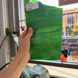 Green White Wispy Spectrum