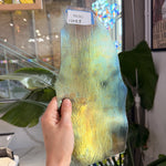 Taupe Iridescent Transparent Bullseye Fusible 90 COE