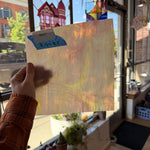 Pink Yellow Wispy Armstrong Sheet Glass Armstrong Glass