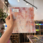 Coral Red Mottled Sheet Glass