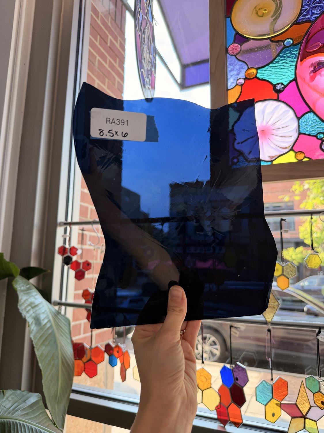Indigo Blue Mouthblown – RA391