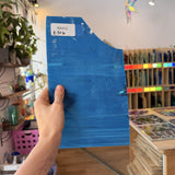 Medium Blue White Wispy Spectrum Sheet Glass