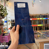 Dark Steel Blue White Wispy Spectrum Sheet Glass