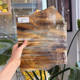 Vintage Brown White Wispy Spectrum