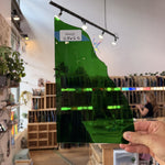 Kelly Green Transparent Mouthblown