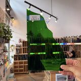 Kelly Green Transparent Mouthblown