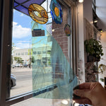 Sea Green Wispy Spectrum Sheet Glass Spectrum Glass Default Title