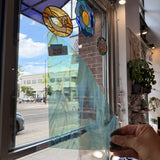 Sea Green Wispy Spectrum Sheet Glass Spectrum Glass Default Title