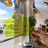 Lime Green Mouthblown Krosnos Sheet Glass Mouth Blown Glass