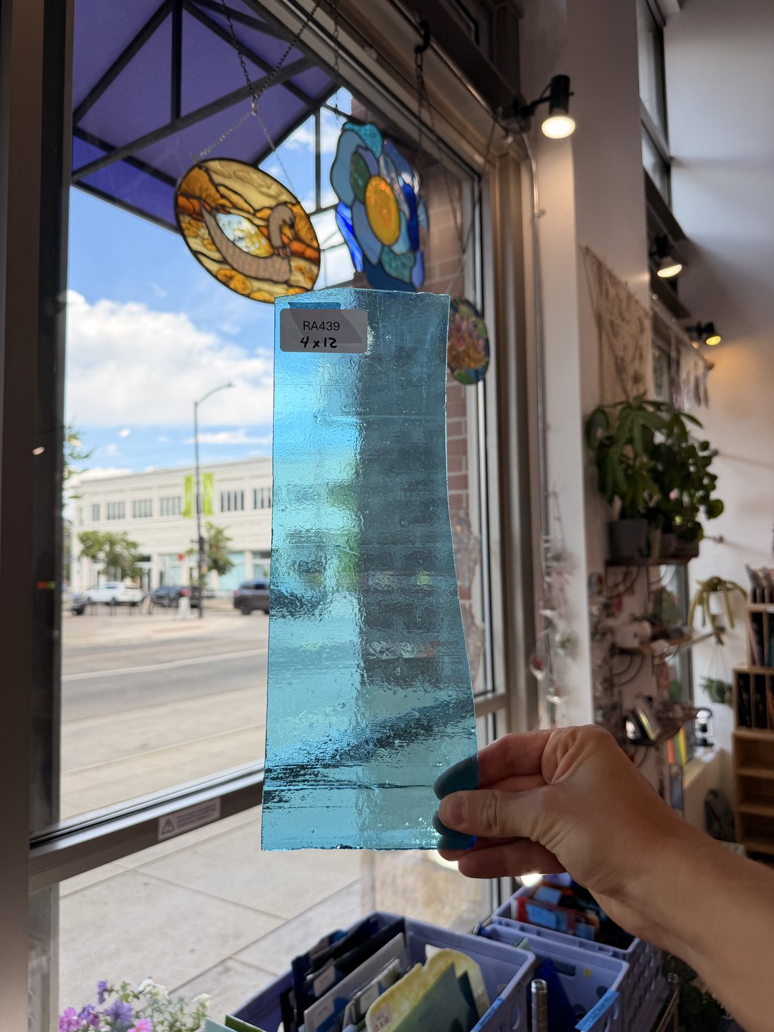 Light Blue Transparent Wissmach Sheet Glass Wissmach Glass Default Title