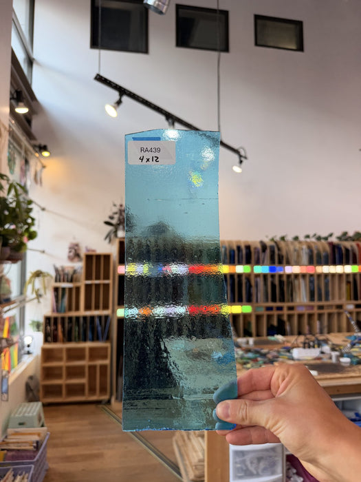 Light Blue Transparent Wissmach Sheet Glass Wissmach Glass