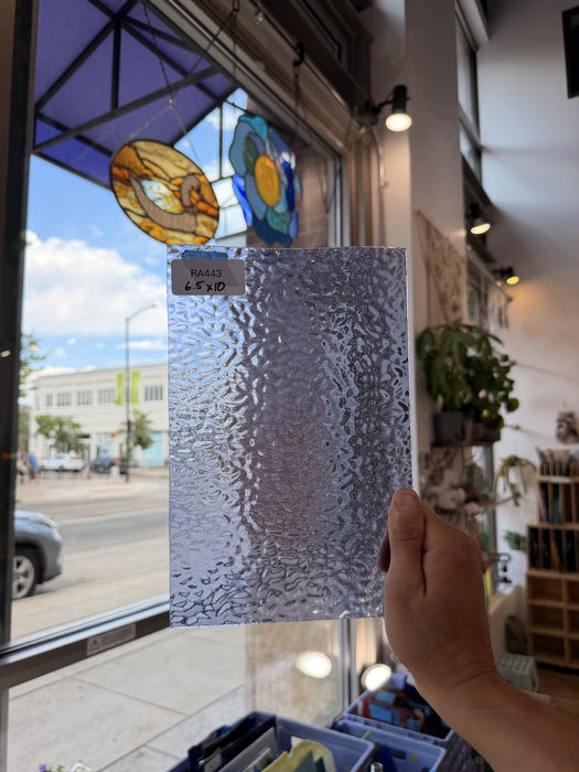Light Purple English Muffle Sheet Glass Colorado Glassworks
