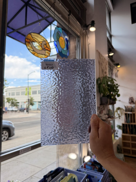 Light Purple English Muffle Sheet Glass Colorado Glassworks