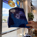 Purple Blue Mixed Mottled Sheet Glass Colorado Glassworks RA449 (7x7in)