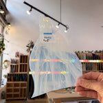 White Wispy Spectrum Sheet Glass Spectrum Glass