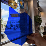 Medium Blue GNA Sheet Glass Colorado Glassworks