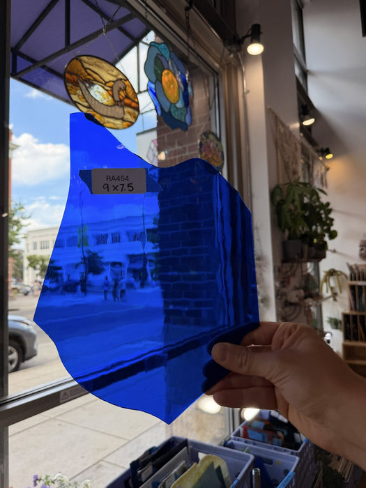 Medium Blue GNA Sheet Glass Colorado Glassworks