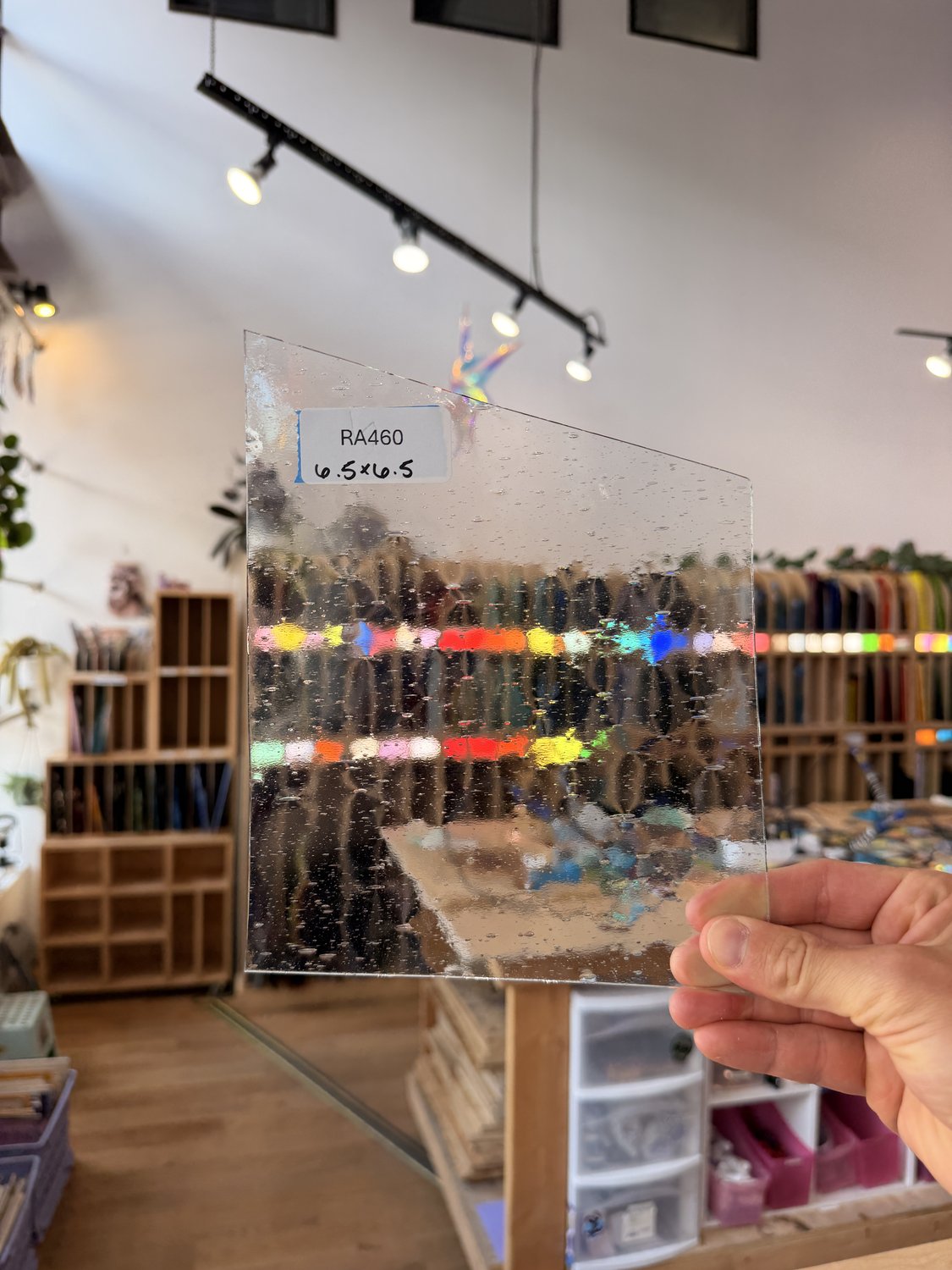 Clear Seedy Spectrum Sheet Glass Spectrum Glass