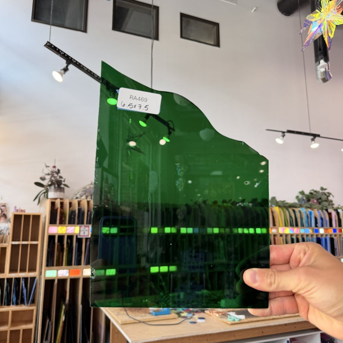 Transparent Green Sheet Glass Colorado Glassworks Default Title