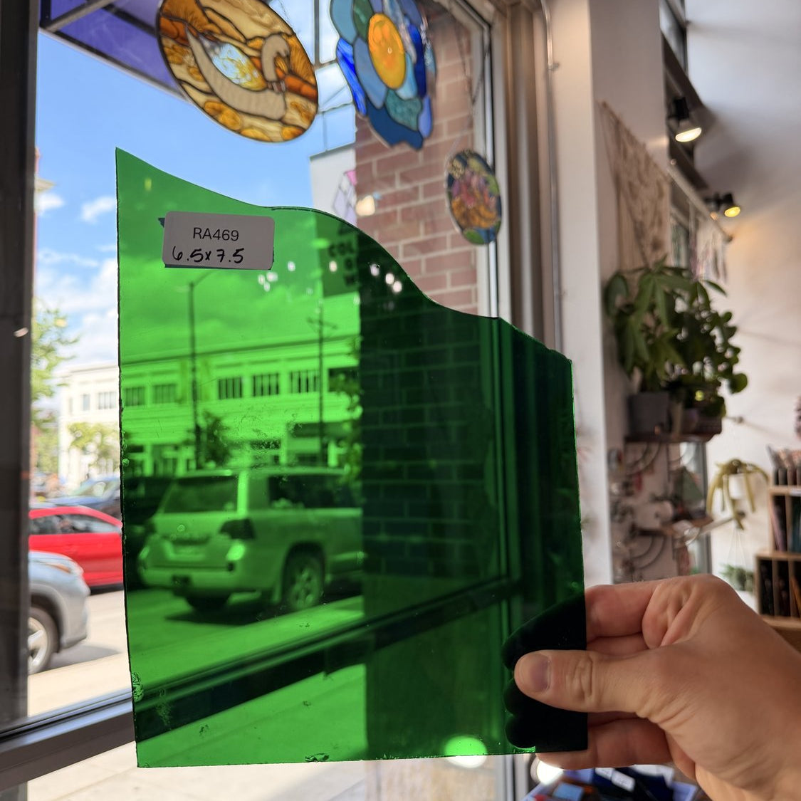 Transparent Green Sheet Glass Colorado Glassworks