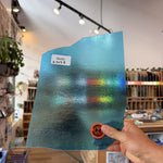 Transparent Blue Bullseye Fusible 90 COE Fusible Sheet Glass Bullseye Glass Default Title