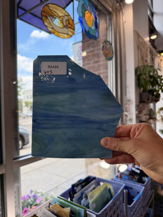 Green Blue Mixed Vintage Spectrum – RA489