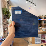 Dark Blue Wispy Brown