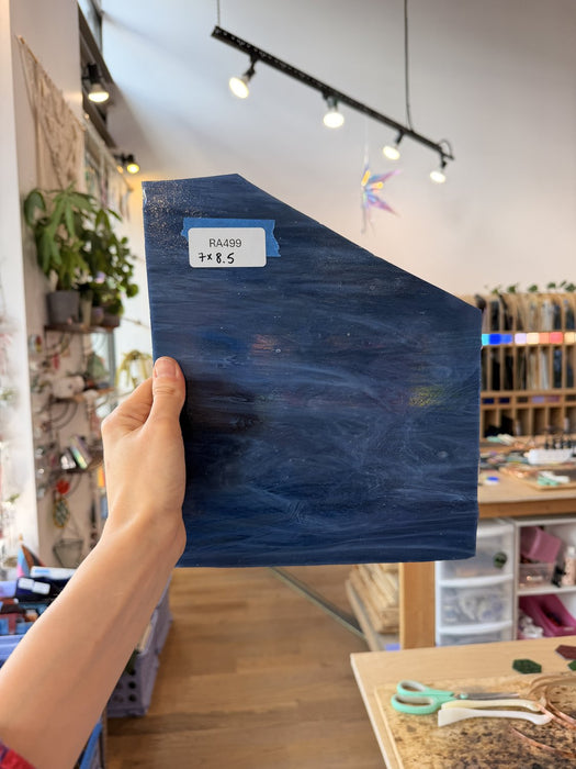 Dark Blue Wispy Brown