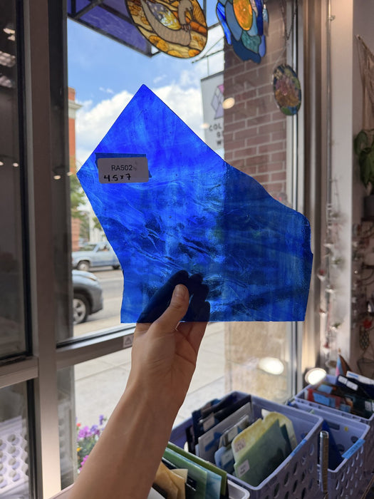 Mixed Cobalt Blue Transparent